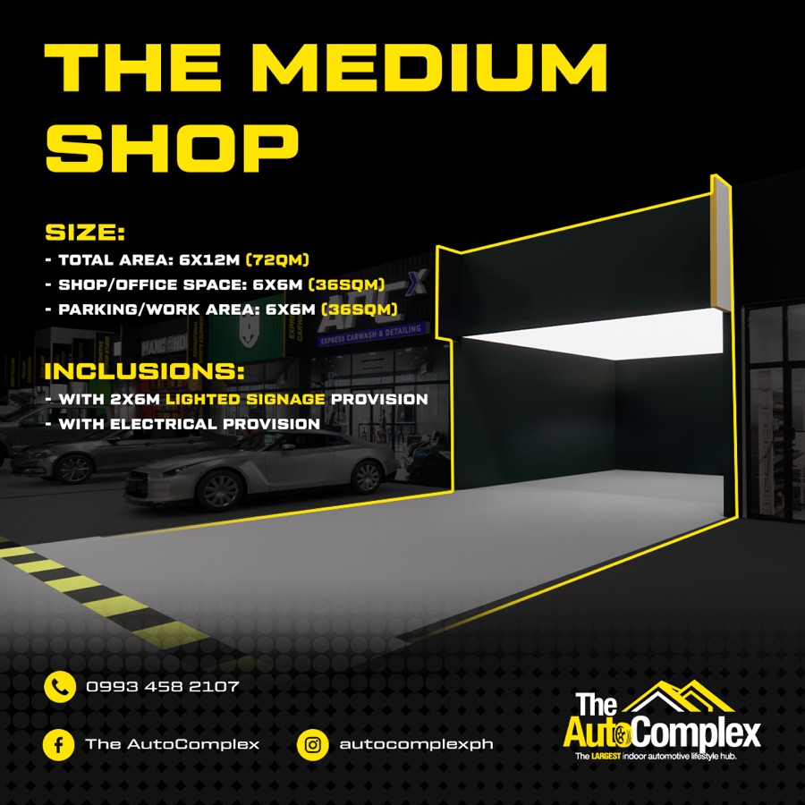 Medium shop space